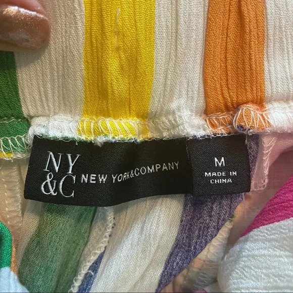 New York & Company Striped Beach Joggers - Picture 7 of 7